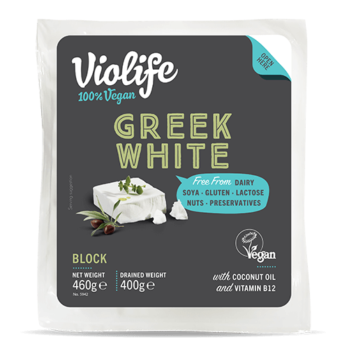 Violife Feta-Ersatz Greek White nach griechischer Art