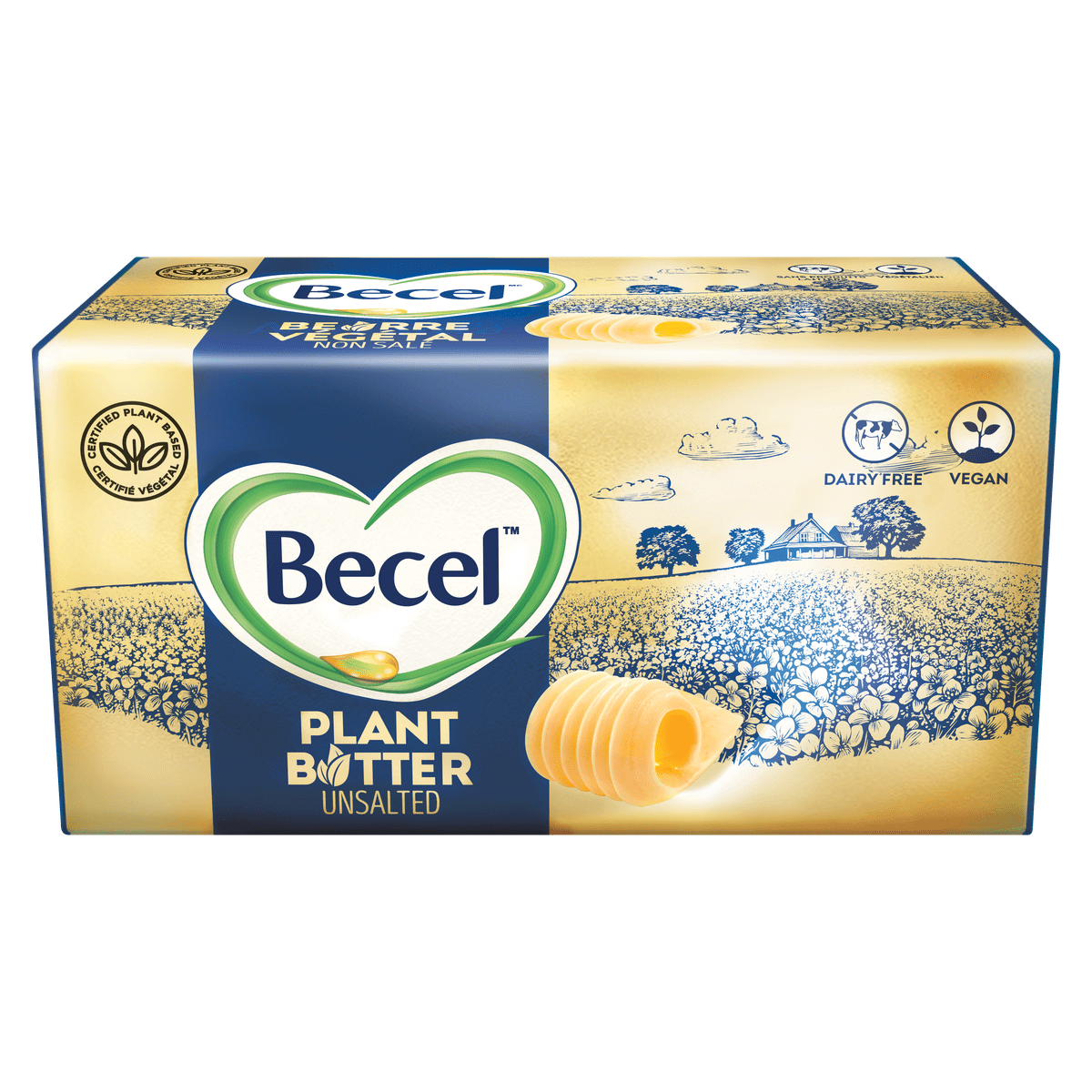 Beurre à base de plantes Becel Non salé 454 g